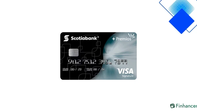 Tarjeta Signature de Scotiabank en Chile con 3 cuotas sin interés, acceso a salas VIP y comisiones desde 0,10 UF