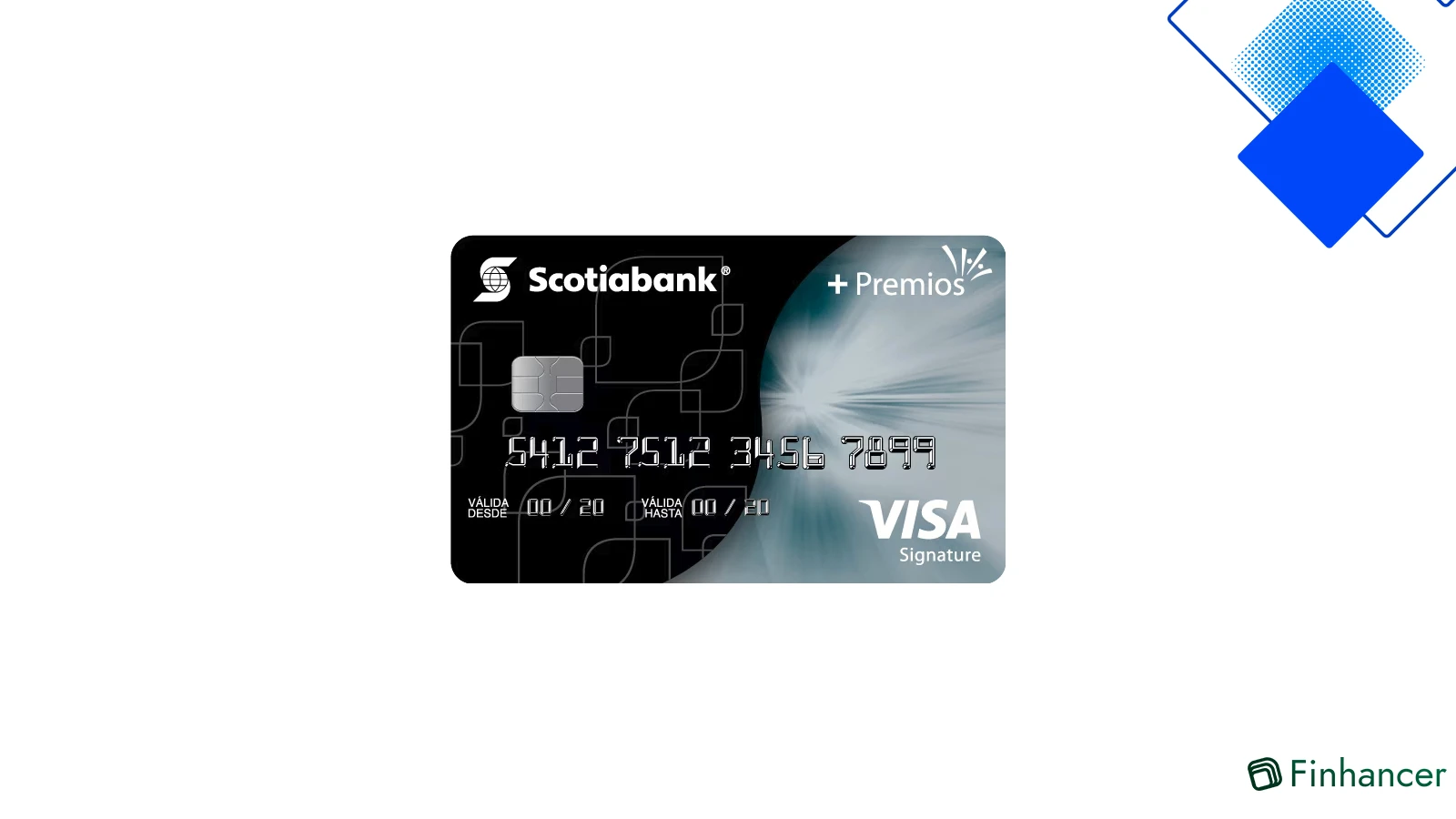 Tarjeta Signature de Scotiabank en Chile con 3 cuotas sin interés, acceso a salas VIP y comisiones desde 0,10 UF