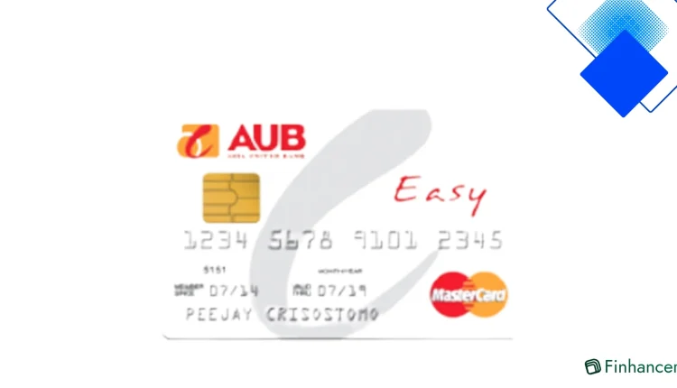 AUB Easy Mastercard premium credit card na walang annual fee, flexible ang pagbabayad at madaling mag-apply online sa Pilipinas