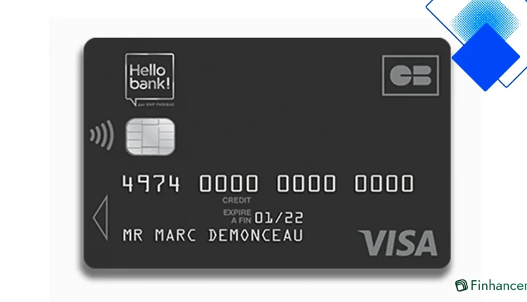 Carte Visa Premier Hello Bank pour les comptes joints avec assurances voyage et paiements sans frais