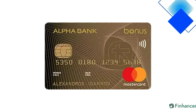 Χρυσή Alpha Bank Bonus Mastercard, πόντοι Bonus σε κάθε αγορά, ανέπαφες πληρωμές και ταξιδιωτική ασφάλιση