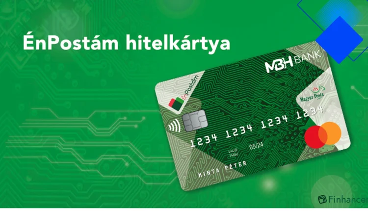 ÉnPostám hitelkártya, 5% postai visszatérítés, 5 000 Ft kezdővisszatérítés és bő hűségpontok