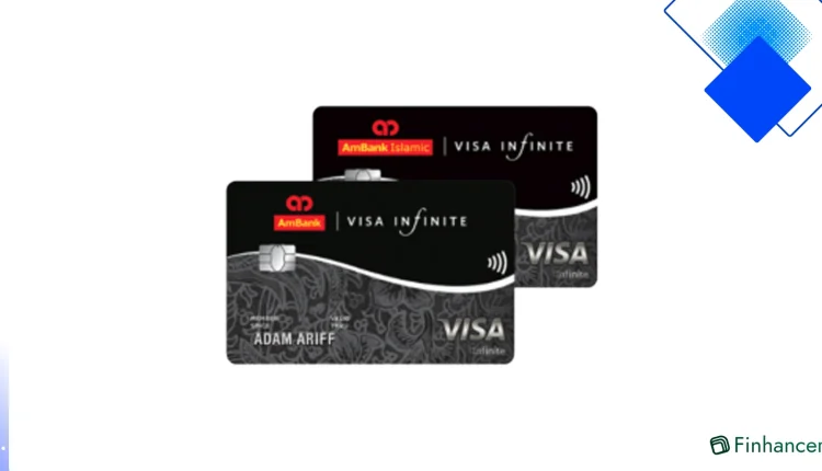 AmBank Visa Infinite, kad kredit tanpa yuran tahunan dengan 5x Mata AmBonus untuk belanja luar negara dan pelan 0% hingga 36 bulan