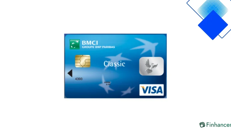 بطاقة ائتمان Visa Classic من BMCI بالمغرب، دفع إلكتروني آمن وسحب يومي حتى 5000 درهم