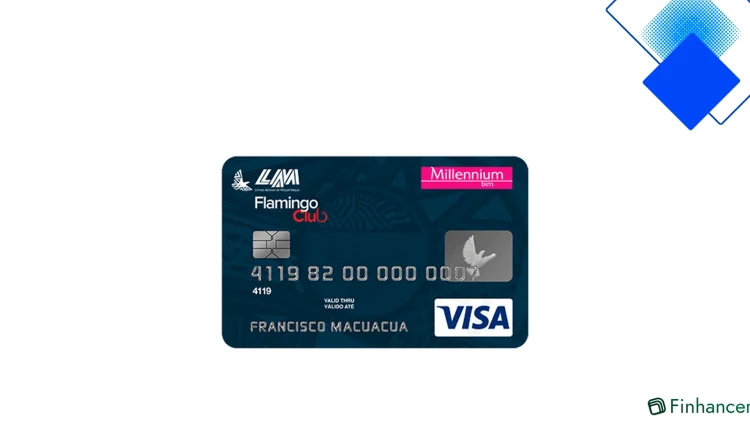 Cartão Flamingo Classic do Millennium BIM com milhas, levantamentos globais e vantagens para clientes em Moçambique
