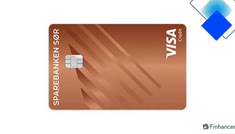 Sparebanken Sør Visa gebyrfritt kredittkort med SAS EuroBonus, gebyrfrie uttak i utlandet og opptil 150 000 kr i kreditt