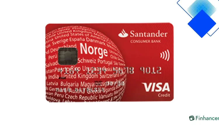 Santander Red Visa kredittkort uten årsavgift, cashback og 50 dagers rentefrihet