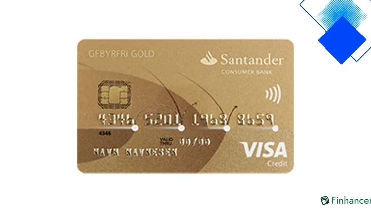 Santander Gebyrfri Visa er blant Norges beste kredittkort for cashback og reiser uten gebyrer