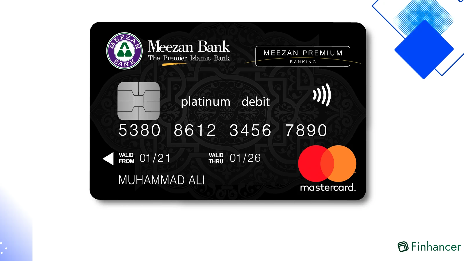 میزان ویزا پلاٹینم ڈیبٹ کارڈ پاکستان میں محفوظ NFC ادائیگیاں، اعلیٰ خرچ کی حدیں اور CIP لاؤنج رسائی