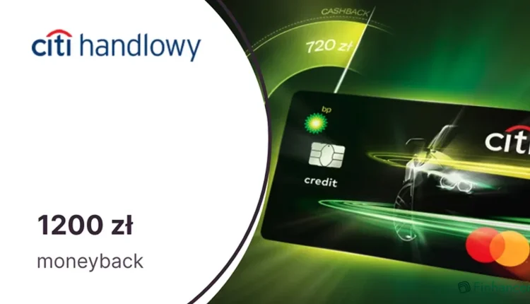 Citibank BP Motokarta, 0 zł za kartę, zwrot do 1200 zł na paliwo i 56 dni bez odsetek