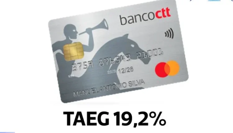 Cartão Banco CTT sem anuidade, 2% de devolução em compras e limite até 5.000€