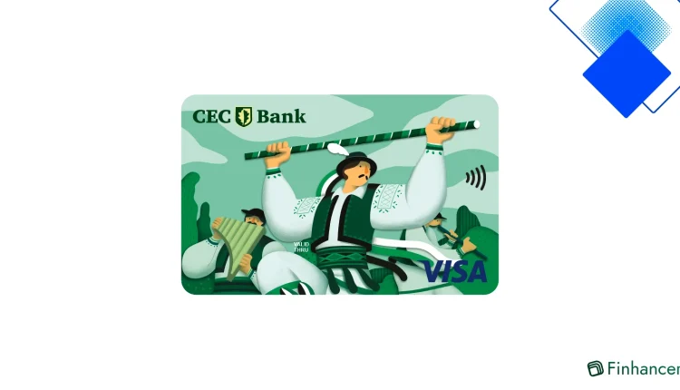 Card de credit CEC Bank VISA cu limită până la 60.000 lei, dobândă 17,39% și perioadă de grație 59 de zile