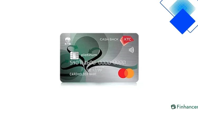 สมัครบัตรเครดิต KTC Cash Back Titanium รับเงินคืนสูงสุด 0.8% ฟรีค่าธรรมเนียมรายปี พร้อมสิทธิพิเศษใช้จ่ายต่างประเทศ
