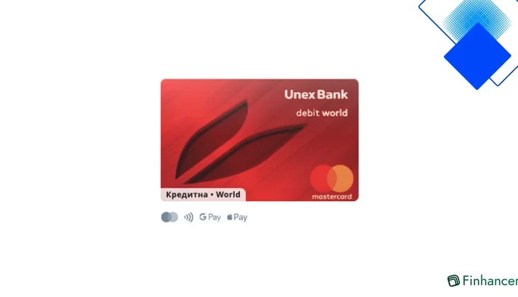 Кредитна картка Unex Card 2.0 від Юнекс Банку з кешбеком, 62 днями пільгового періоду і миттєвим онлайн‑оформленням