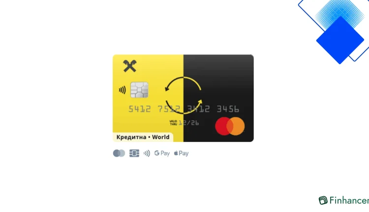2 Кешбеки Райффайзен, кредитна картка для громадян України з лімітом до 300 000 ₴ і безкоштовним обслуговуванням